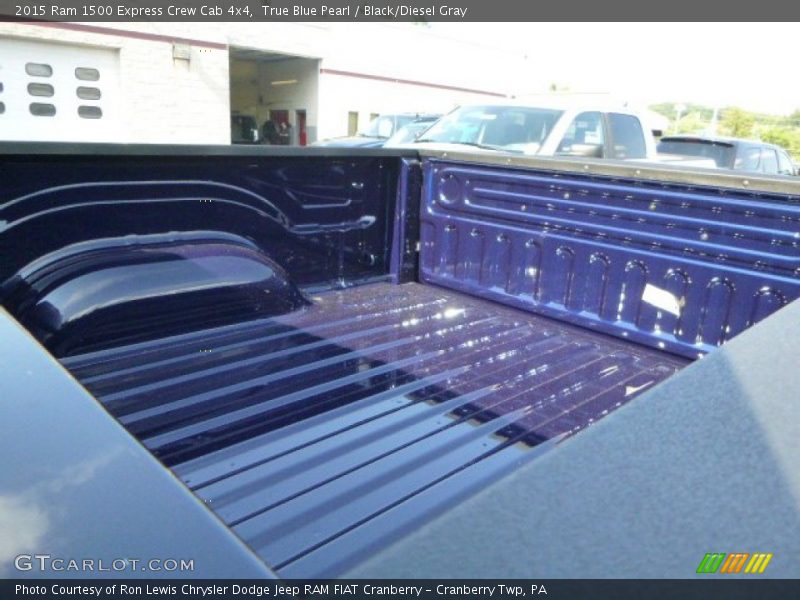 True Blue Pearl / Black/Diesel Gray 2015 Ram 1500 Express Crew Cab 4x4