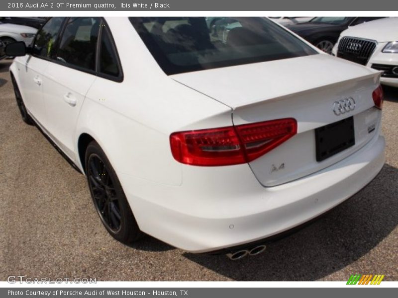 Ibis White / Black 2016 Audi A4 2.0T Premium quattro