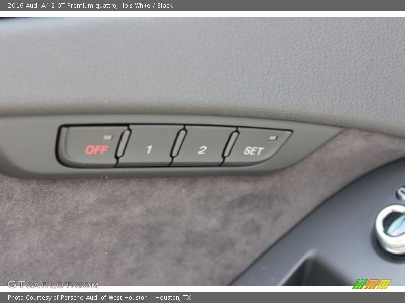 Ibis White / Black 2016 Audi A4 2.0T Premium quattro
