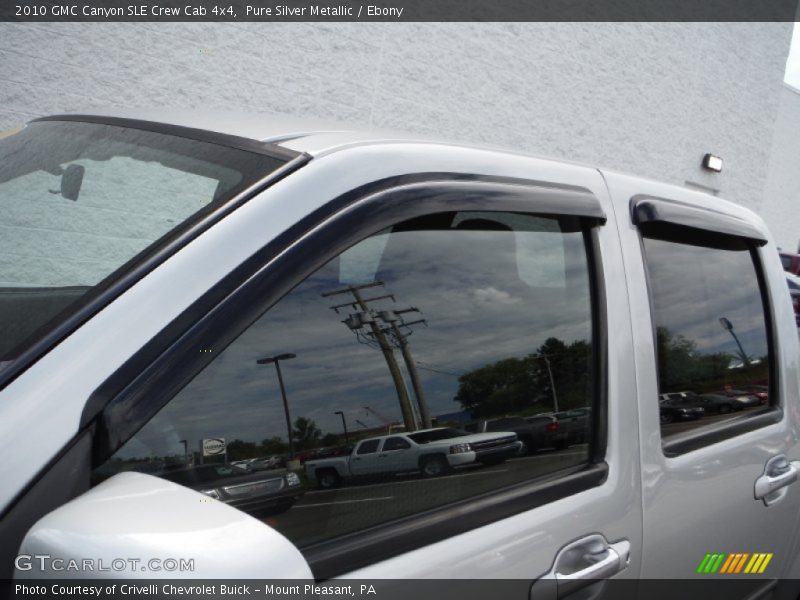 Pure Silver Metallic / Ebony 2010 GMC Canyon SLE Crew Cab 4x4