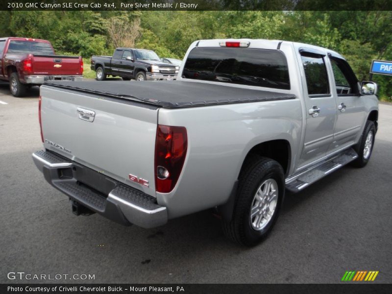 Pure Silver Metallic / Ebony 2010 GMC Canyon SLE Crew Cab 4x4