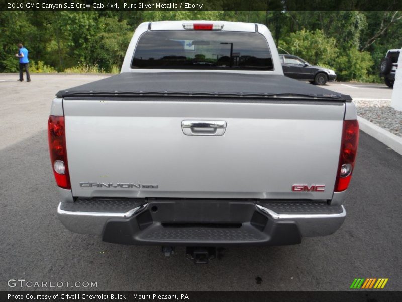 Pure Silver Metallic / Ebony 2010 GMC Canyon SLE Crew Cab 4x4