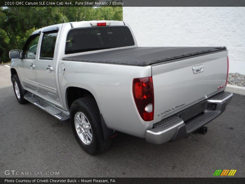 Pure Silver Metallic / Ebony 2010 GMC Canyon SLE Crew Cab 4x4