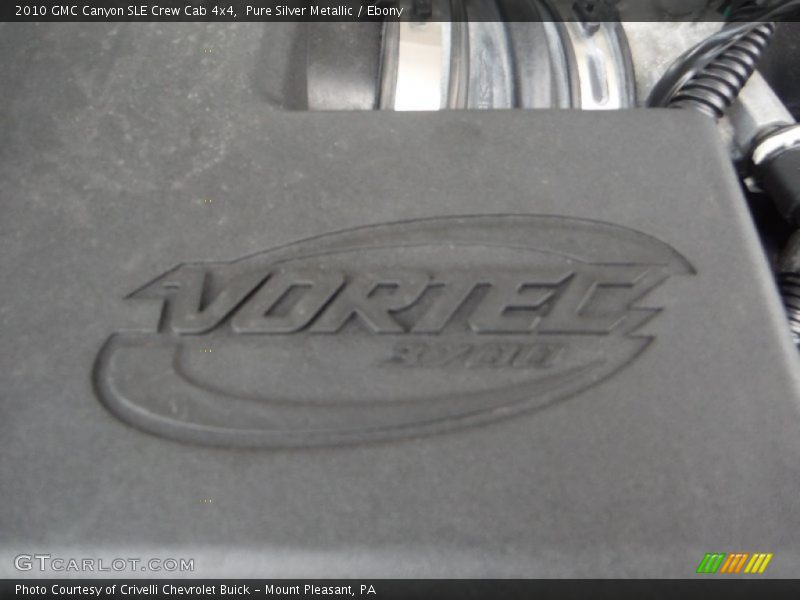 Pure Silver Metallic / Ebony 2010 GMC Canyon SLE Crew Cab 4x4