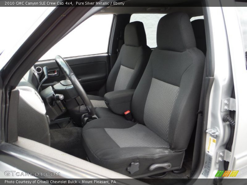 Pure Silver Metallic / Ebony 2010 GMC Canyon SLE Crew Cab 4x4