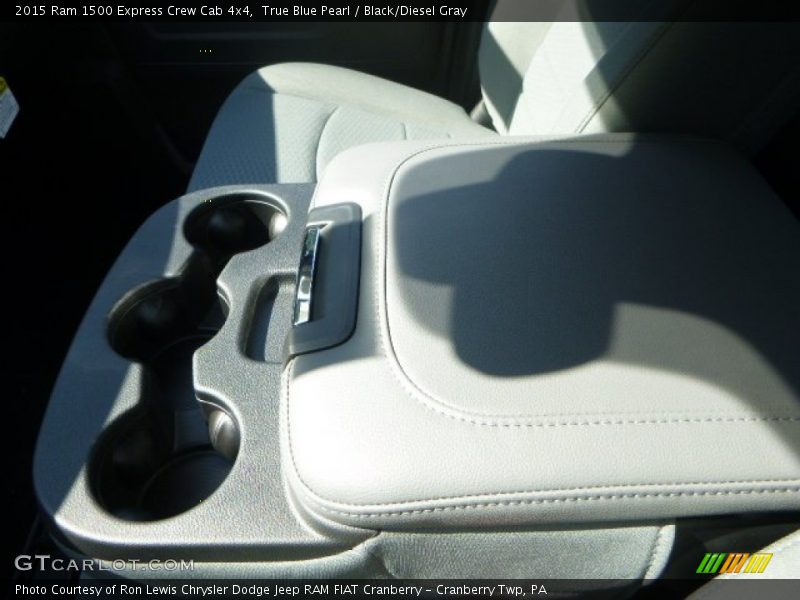 True Blue Pearl / Black/Diesel Gray 2015 Ram 1500 Express Crew Cab 4x4