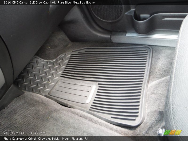 Pure Silver Metallic / Ebony 2010 GMC Canyon SLE Crew Cab 4x4