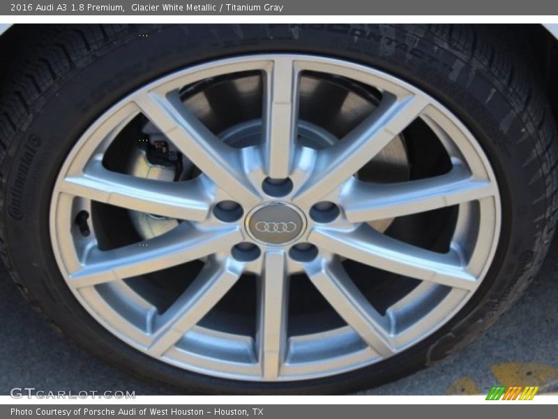 Glacier White Metallic / Titanium Gray 2016 Audi A3 1.8 Premium