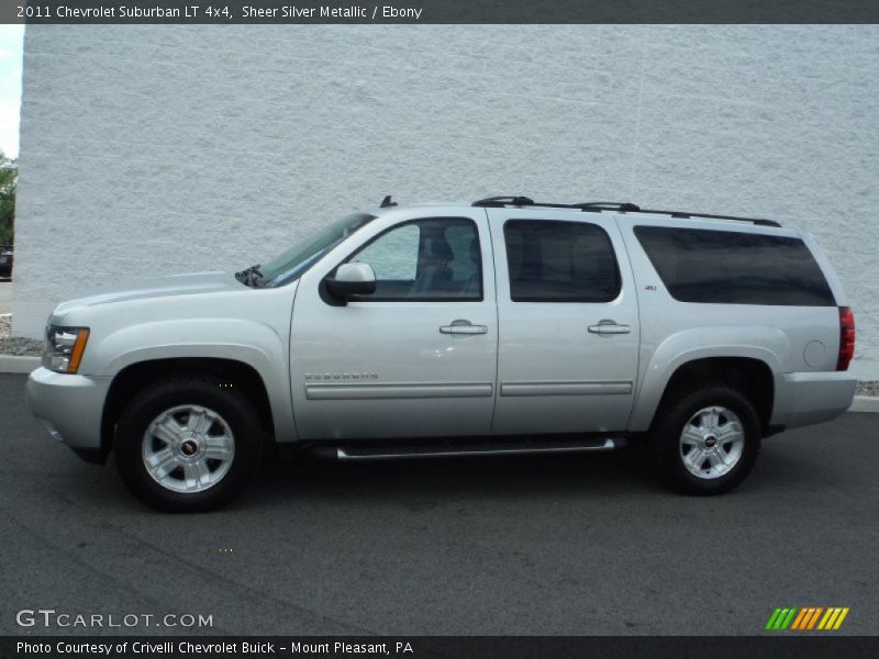 Sheer Silver Metallic / Ebony 2011 Chevrolet Suburban LT 4x4