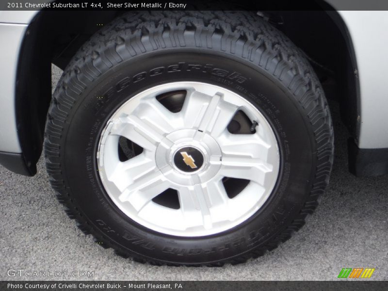 Sheer Silver Metallic / Ebony 2011 Chevrolet Suburban LT 4x4