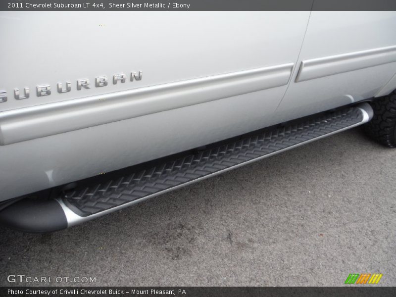 Sheer Silver Metallic / Ebony 2011 Chevrolet Suburban LT 4x4