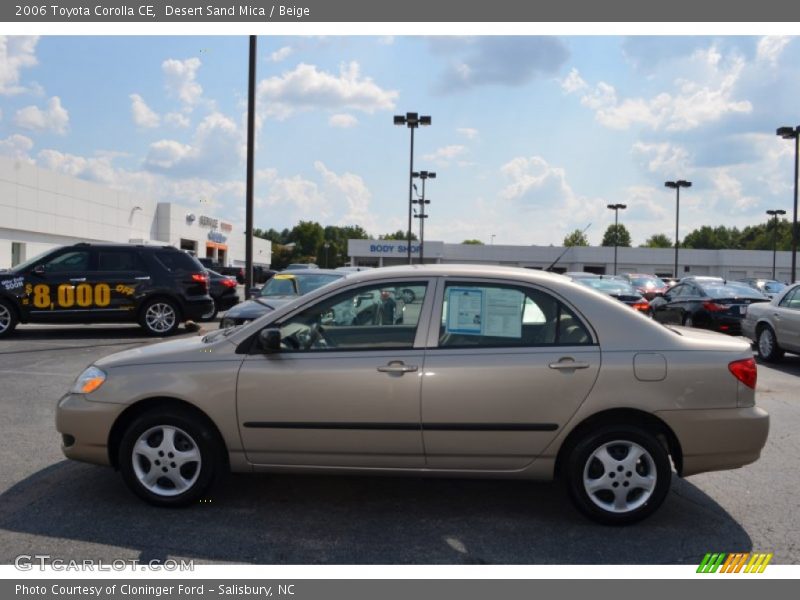 Desert Sand Mica / Beige 2006 Toyota Corolla CE