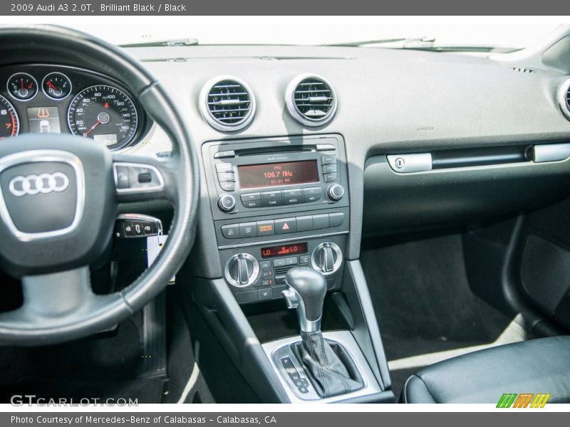 Brilliant Black / Black 2009 Audi A3 2.0T