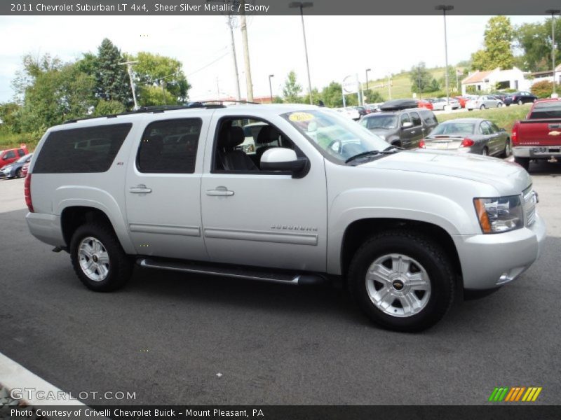 Sheer Silver Metallic / Ebony 2011 Chevrolet Suburban LT 4x4