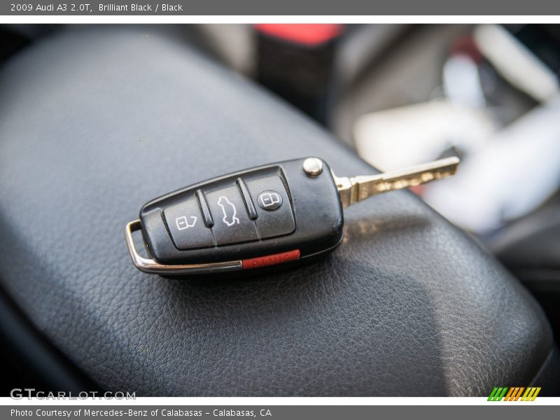 Brilliant Black / Black 2009 Audi A3 2.0T