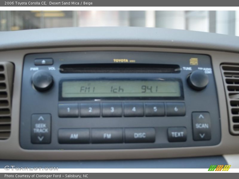 Desert Sand Mica / Beige 2006 Toyota Corolla CE