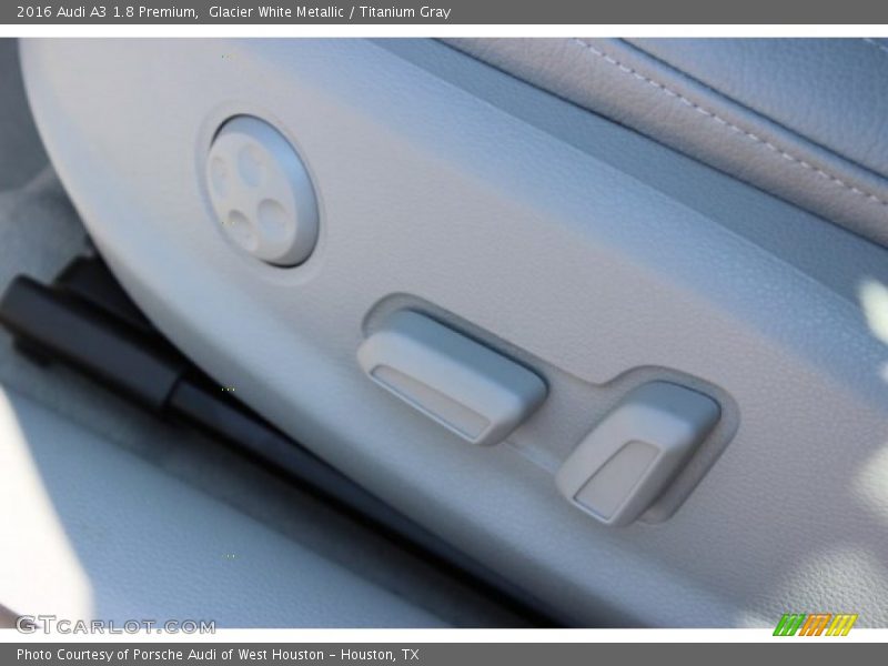 Glacier White Metallic / Titanium Gray 2016 Audi A3 1.8 Premium