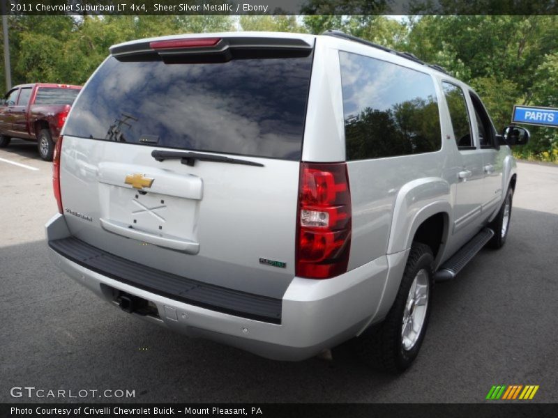 Sheer Silver Metallic / Ebony 2011 Chevrolet Suburban LT 4x4