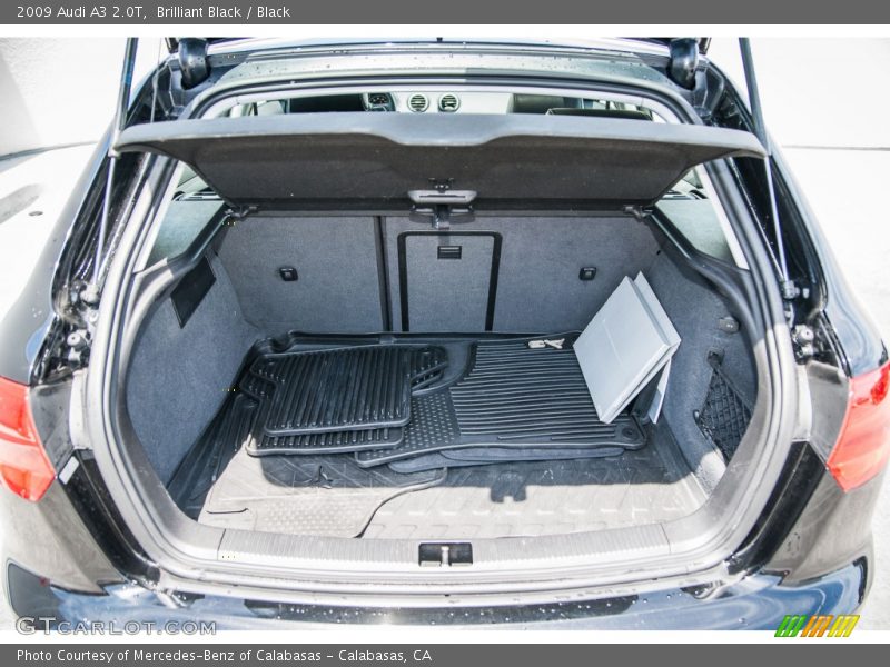 Brilliant Black / Black 2009 Audi A3 2.0T