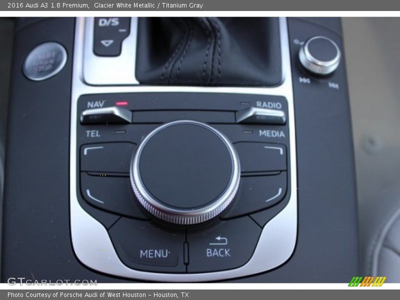 Glacier White Metallic / Titanium Gray 2016 Audi A3 1.8 Premium