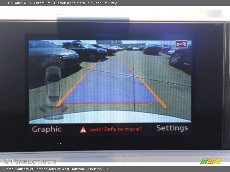 Glacier White Metallic / Titanium Gray 2016 Audi A3 1.8 Premium