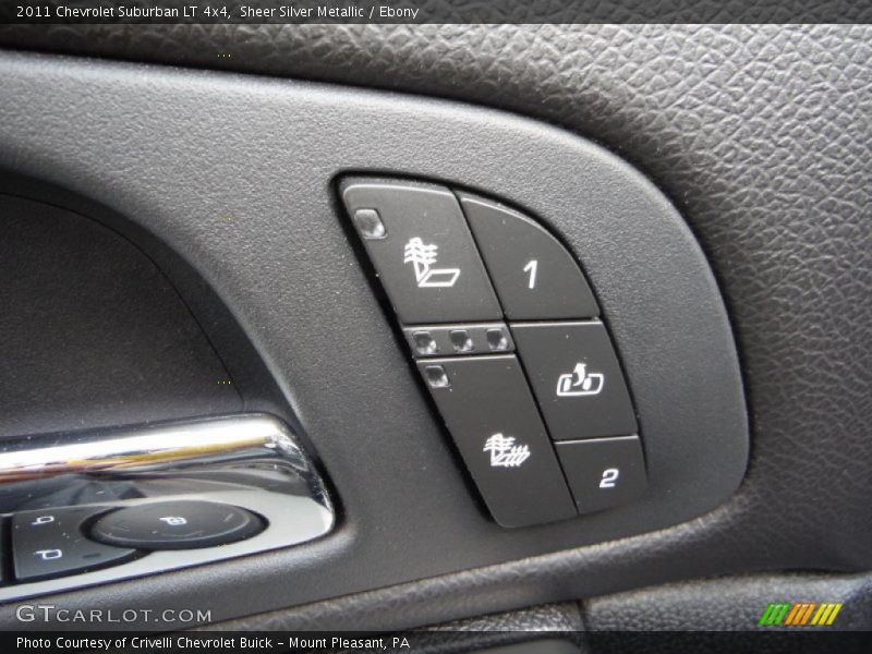 Sheer Silver Metallic / Ebony 2011 Chevrolet Suburban LT 4x4