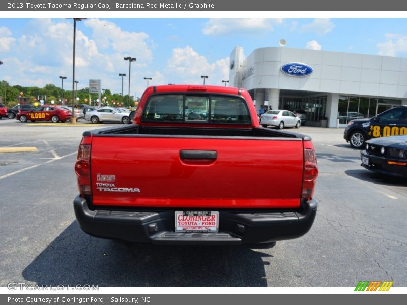 Barcelona Red Metallic / Graphite 2013 Toyota Tacoma Regular Cab