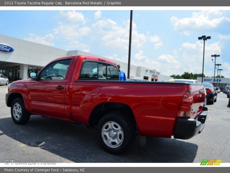 Barcelona Red Metallic / Graphite 2013 Toyota Tacoma Regular Cab