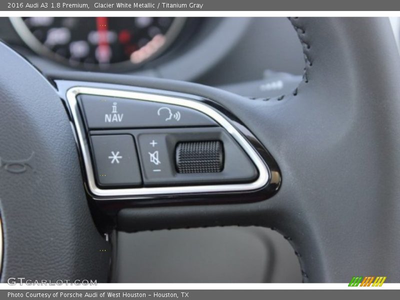 Glacier White Metallic / Titanium Gray 2016 Audi A3 1.8 Premium