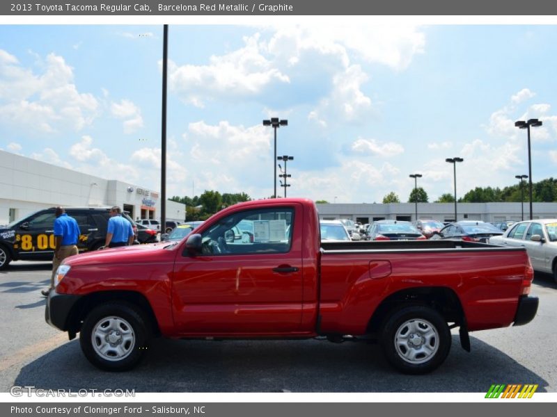 Barcelona Red Metallic / Graphite 2013 Toyota Tacoma Regular Cab