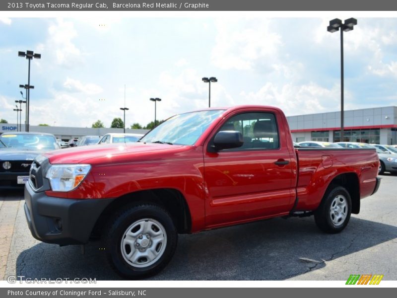 Barcelona Red Metallic / Graphite 2013 Toyota Tacoma Regular Cab