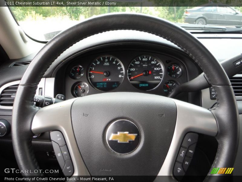 Sheer Silver Metallic / Ebony 2011 Chevrolet Suburban LT 4x4