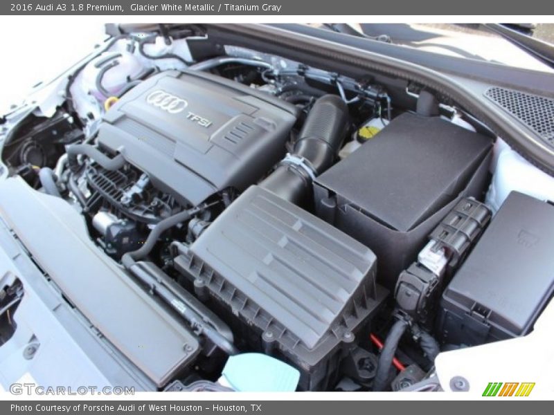 Glacier White Metallic / Titanium Gray 2016 Audi A3 1.8 Premium