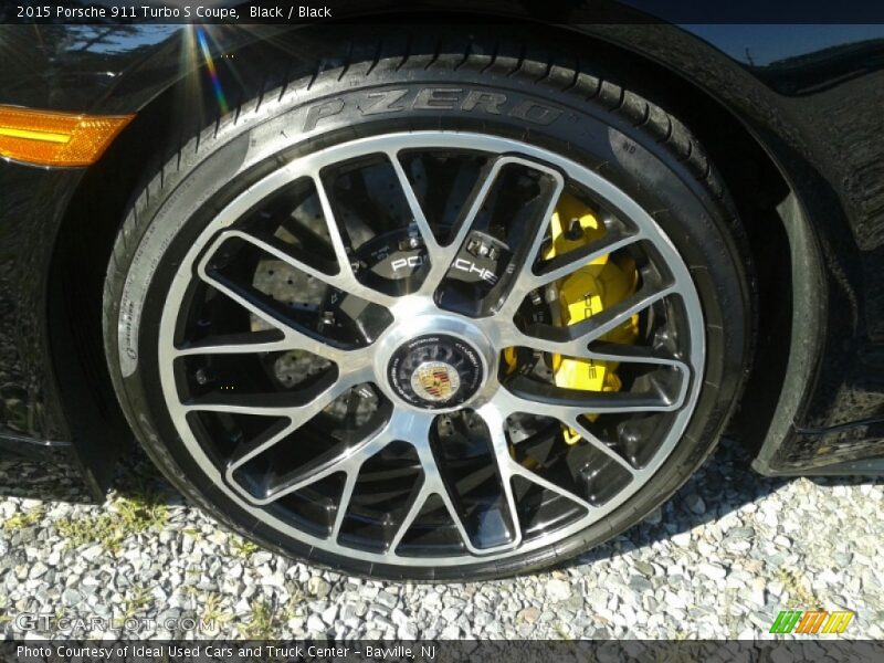 Black / Black 2015 Porsche 911 Turbo S Coupe