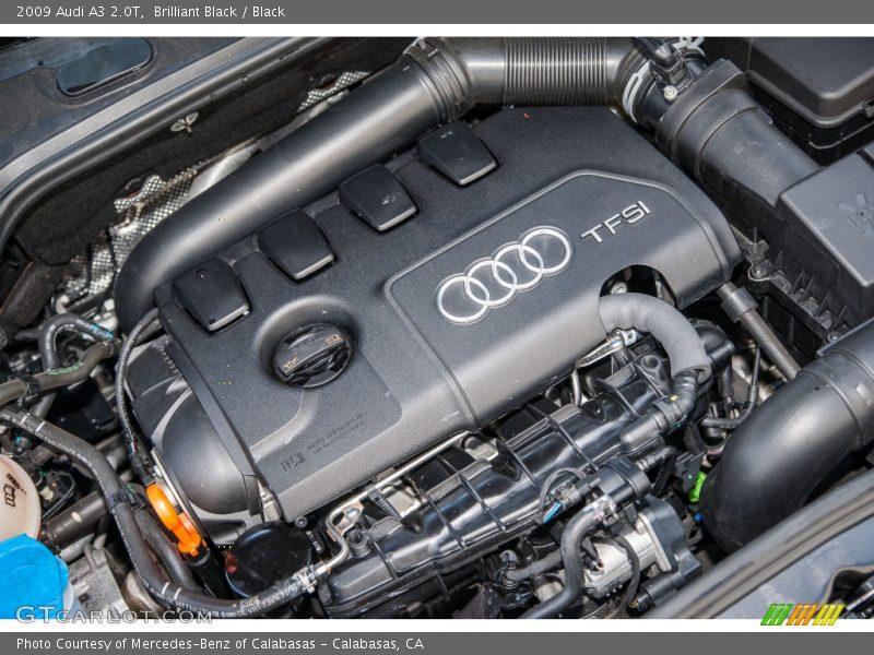 Brilliant Black / Black 2009 Audi A3 2.0T