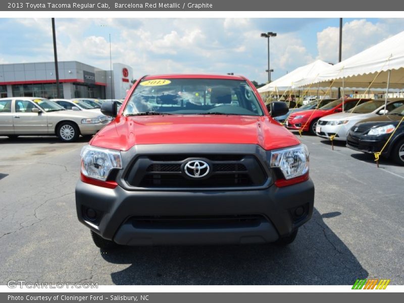 Barcelona Red Metallic / Graphite 2013 Toyota Tacoma Regular Cab