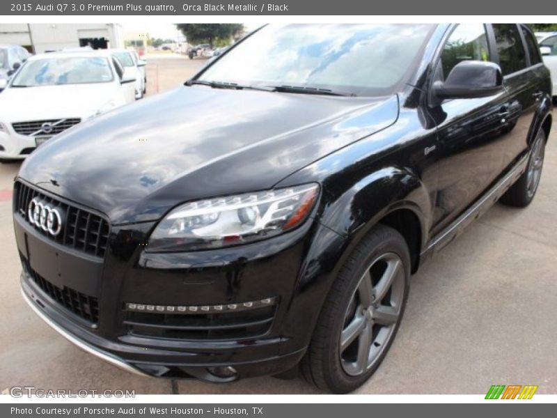 Orca Black Metallic / Black 2015 Audi Q7 3.0 Premium Plus quattro