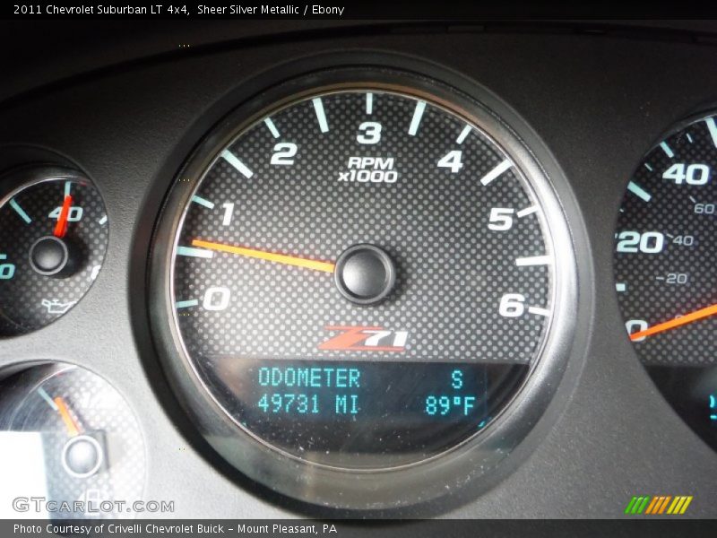 Sheer Silver Metallic / Ebony 2011 Chevrolet Suburban LT 4x4