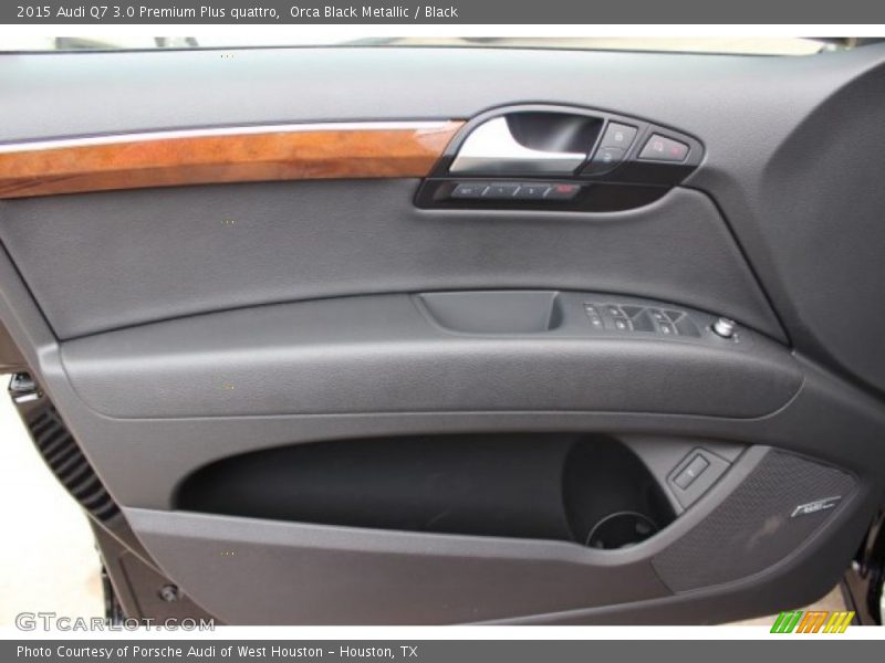 Orca Black Metallic / Black 2015 Audi Q7 3.0 Premium Plus quattro