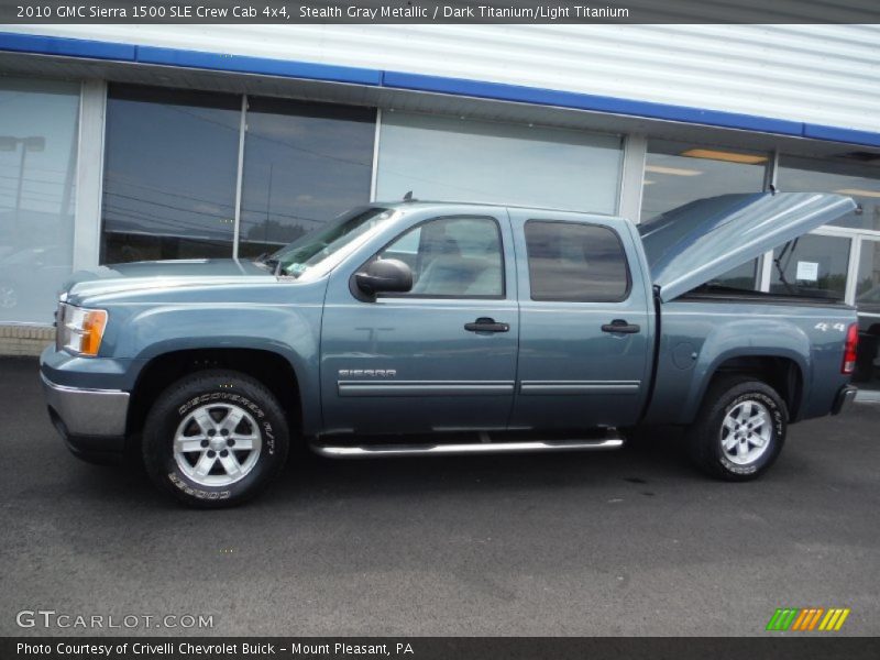 Stealth Gray Metallic / Dark Titanium/Light Titanium 2010 GMC Sierra 1500 SLE Crew Cab 4x4