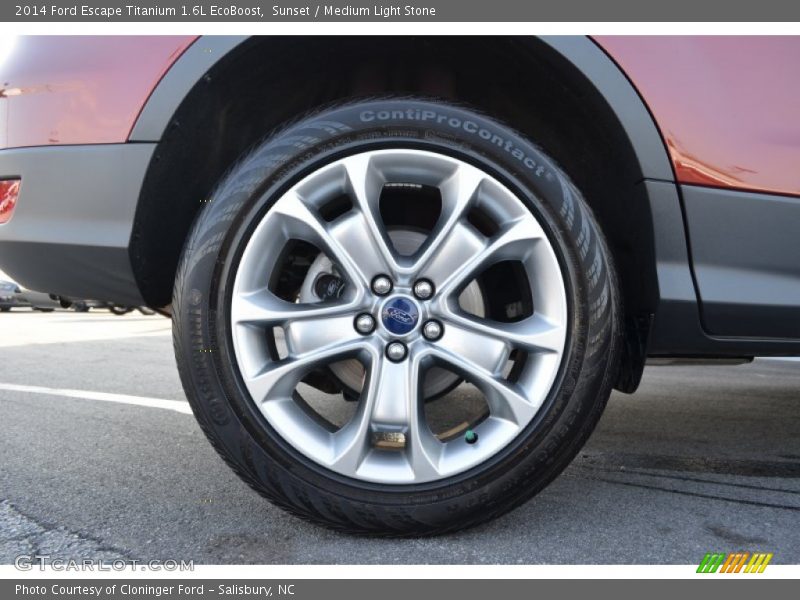 Sunset / Medium Light Stone 2014 Ford Escape Titanium 1.6L EcoBoost