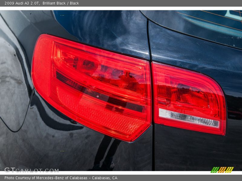 Brilliant Black / Black 2009 Audi A3 2.0T