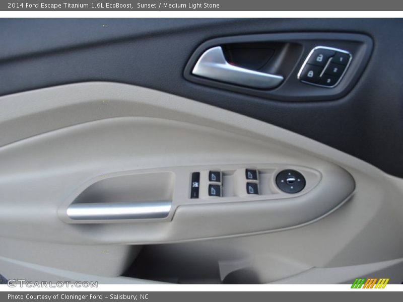 Sunset / Medium Light Stone 2014 Ford Escape Titanium 1.6L EcoBoost