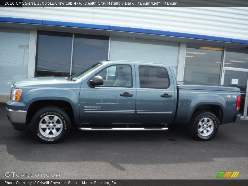 Stealth Gray Metallic / Dark Titanium/Light Titanium 2010 GMC Sierra 1500 SLE Crew Cab 4x4