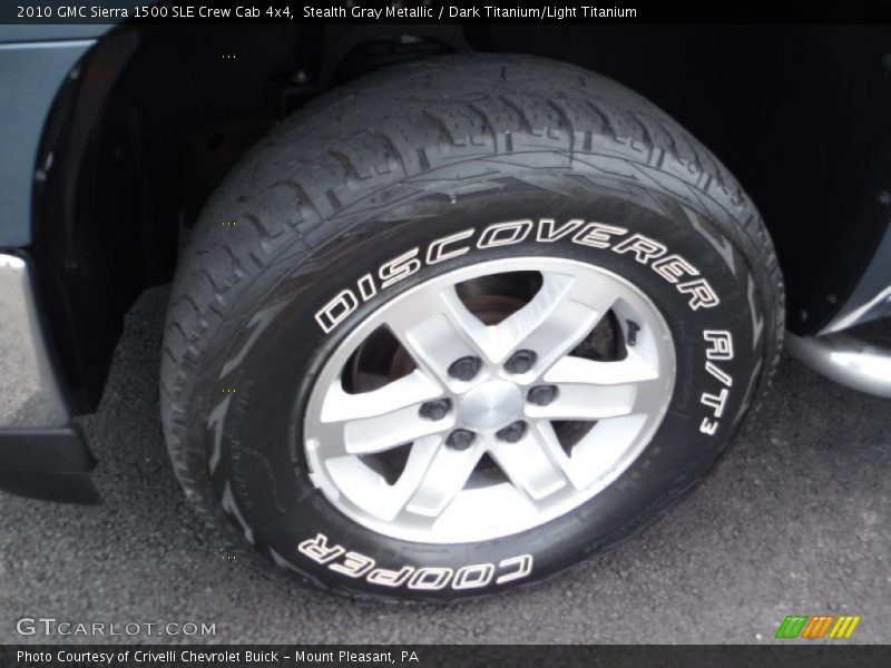 Stealth Gray Metallic / Dark Titanium/Light Titanium 2010 GMC Sierra 1500 SLE Crew Cab 4x4
