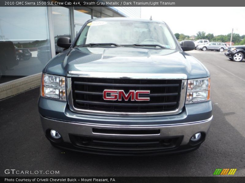 Stealth Gray Metallic / Dark Titanium/Light Titanium 2010 GMC Sierra 1500 SLE Crew Cab 4x4