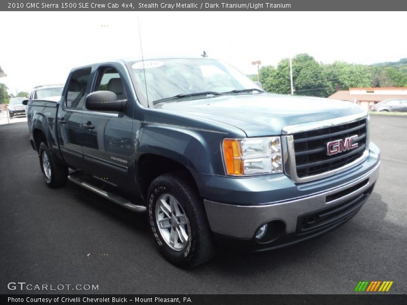 Stealth Gray Metallic / Dark Titanium/Light Titanium 2010 GMC Sierra 1500 SLE Crew Cab 4x4