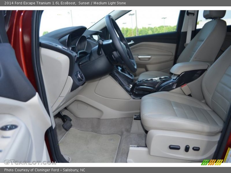 Sunset / Medium Light Stone 2014 Ford Escape Titanium 1.6L EcoBoost