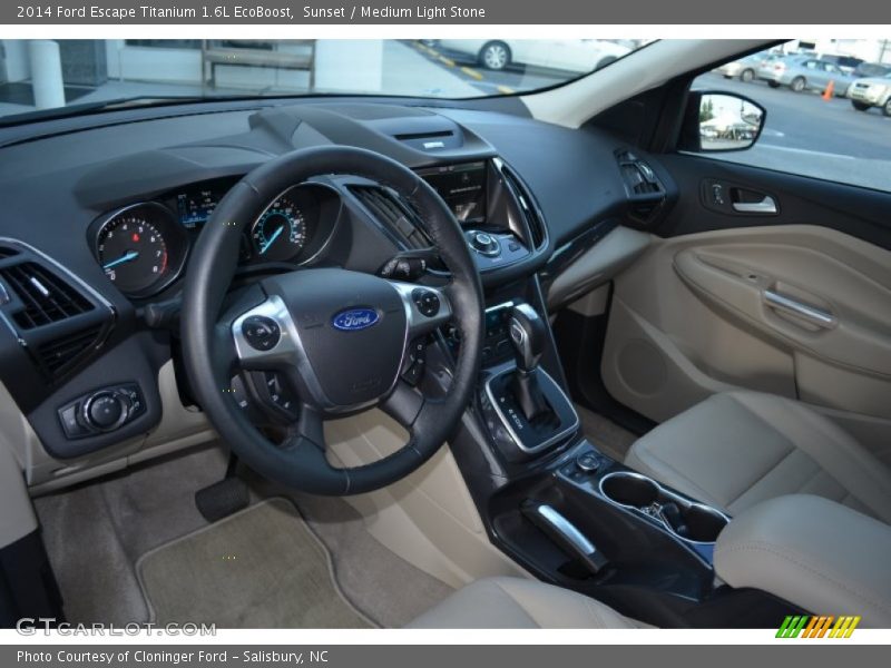 Sunset / Medium Light Stone 2014 Ford Escape Titanium 1.6L EcoBoost