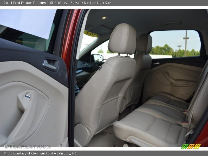 Sunset / Medium Light Stone 2014 Ford Escape Titanium 1.6L EcoBoost